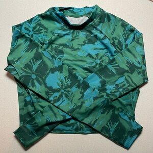 Women's Swell Seeker Cropped Rashguard women’s large